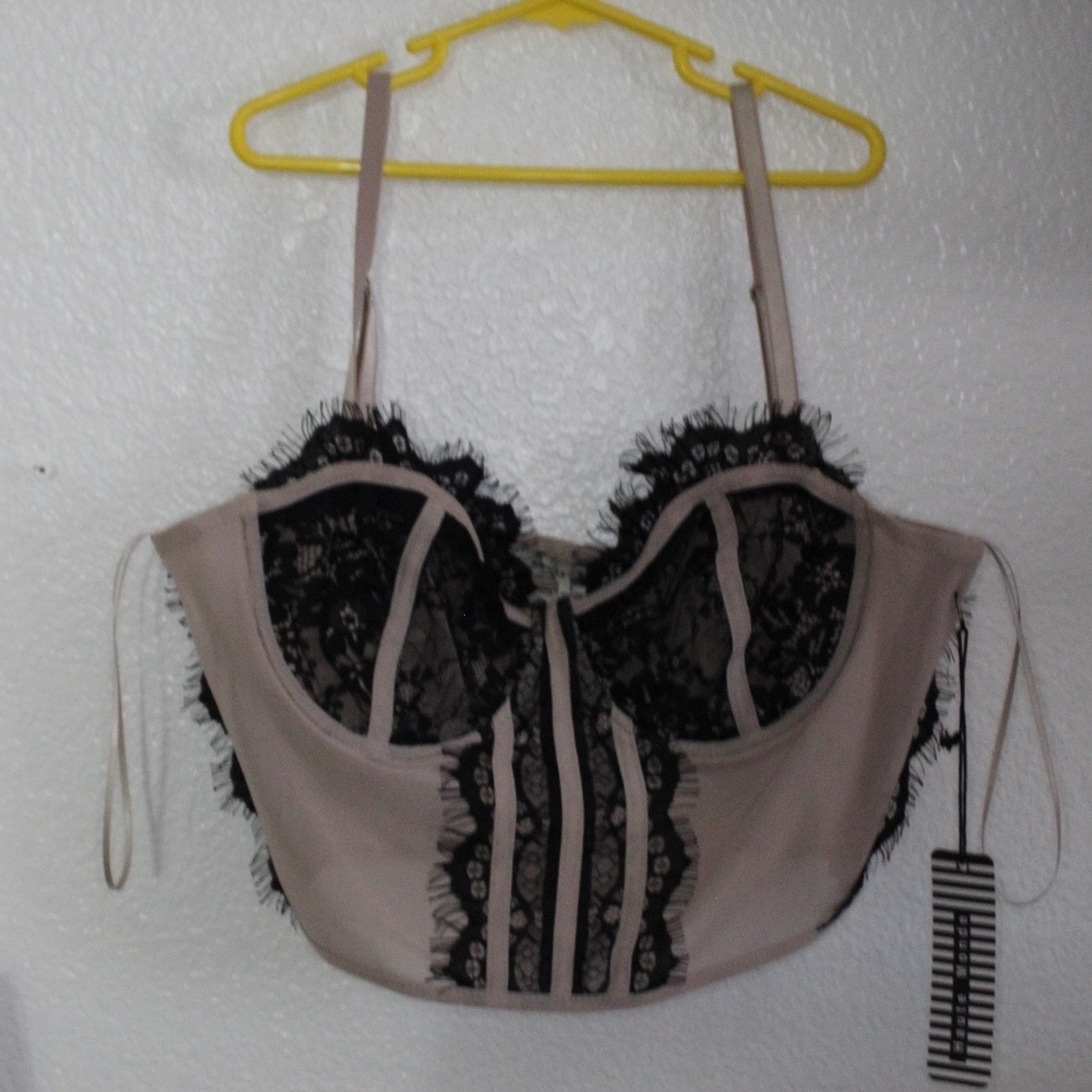 Lace Corset Crop Top